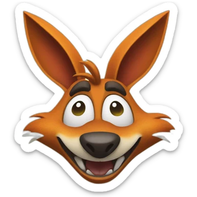 Bandicoot Crash Bandicoot sticker