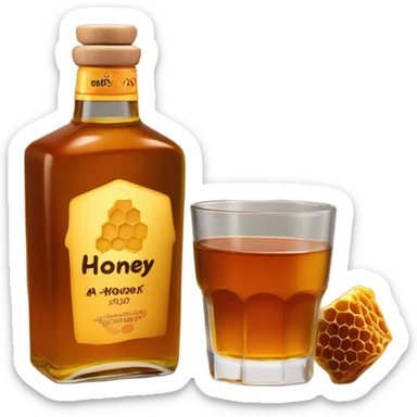 Honey whiskey  sticker