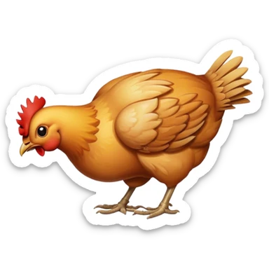 Pollo muerto sticker