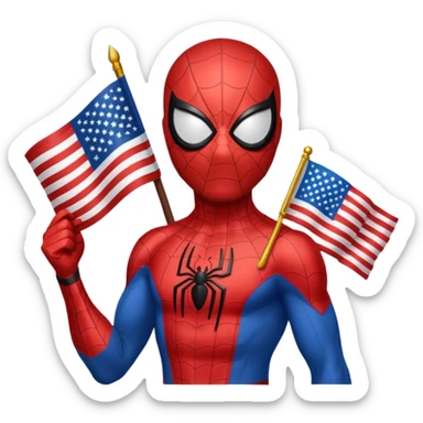 Spider-Man Memorial Day sticker