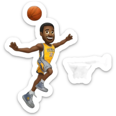 Inoxtag qui met un dunk sticker