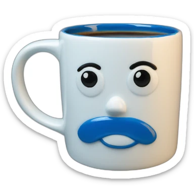 blue-handcrafted-coffee-mug sticker