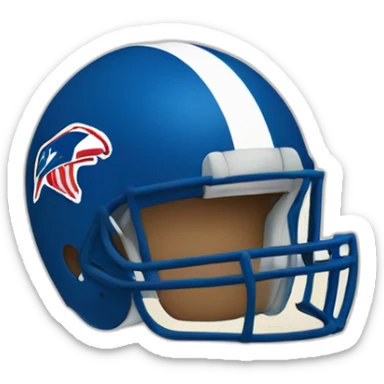 Blueprint American football sticker