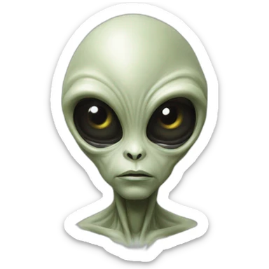 alien from cinema "alien" sticker
