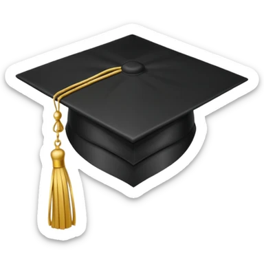 Graduation Cap sticker