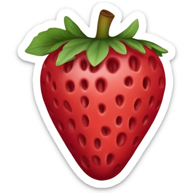 Fraise burgundy sticker