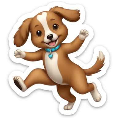 Cane che balla sticker