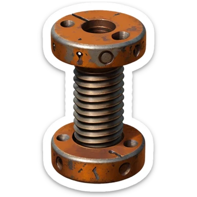 rusty screw sticker