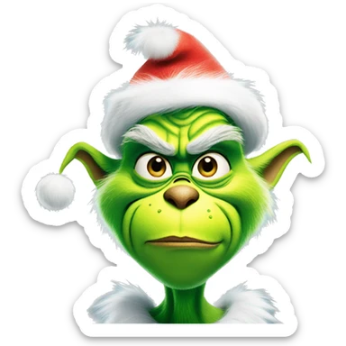 the grinch  sticker