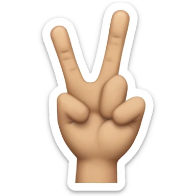 mbappe Shows 3 fingers sticker