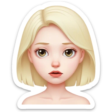 Stubborn girl  sticker