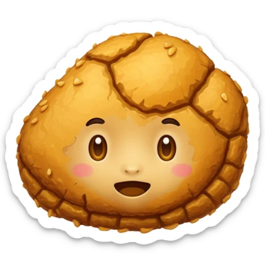 make a nugget emoji sticker