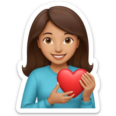 💘👩🏻‍🦯 sticker