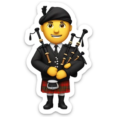 Bagpipes sticker