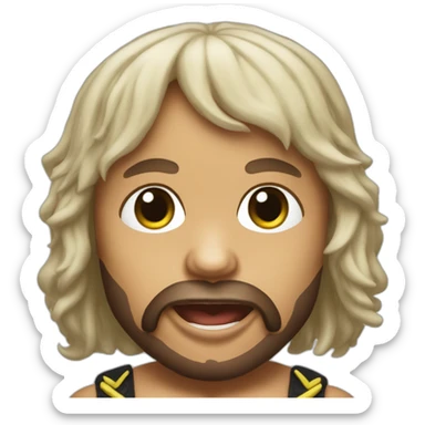 baby randy savage face sticker