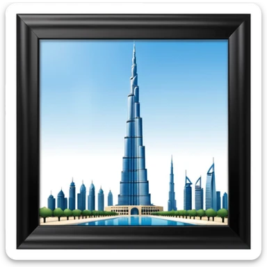 Burj khalifa sticker