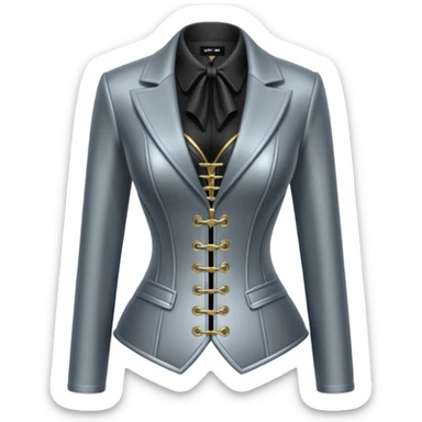 steel corset-blazer sticker