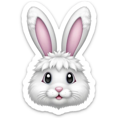 easter bunny ears sticker