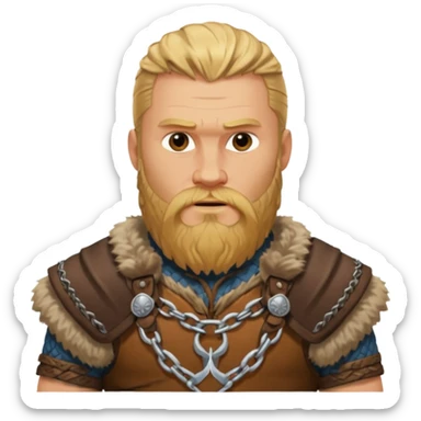 Ragnar Lodbrok from Vikings sticker