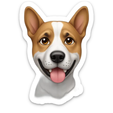 Perro confundido  sticker