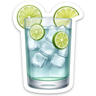 Gin and tonic sticker