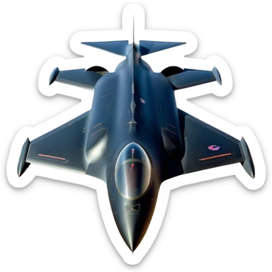 SR-71 Blackbird - Lockheed Martin (Stealth Grey) A sleek, high-speed reconnaissance aircraft with an elongated, needle-like fuselage and a smooth, aerodynamic design. The body is finished in a deep, matte jet-black with subtle panel lines and heat-resistant detailing. Its twin engines are seamlessly integrated into the structure, with sharp, swept-back wings that emphasize speed and stealth. The cockpit canopy is tinted, adding to its mysterious, high-tech aesthetic, while the overall silhouette exudes an aura of unmatched velocity and secrecy. sticker