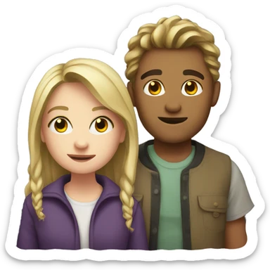 Allie and Noah  sticker