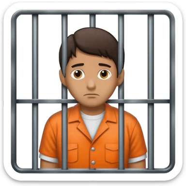 PERSONA TRAS LAS REJAS sticker