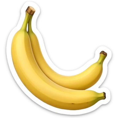 Banana smile sticker