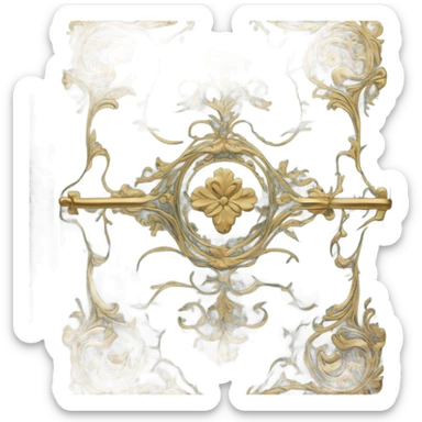 Rococo journal sticker