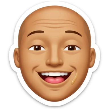 Hombre se les hace agua la boca sticker