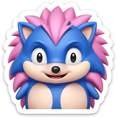Sonic and Amy sticker