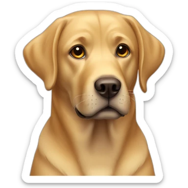 labrador iso sticker