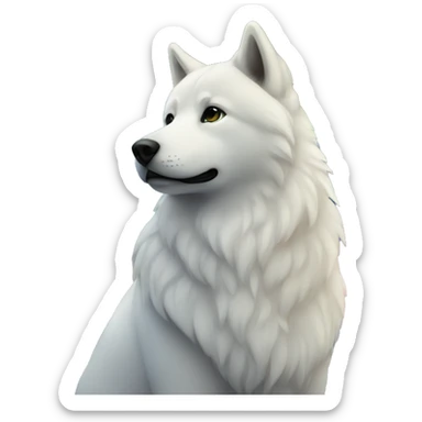 Black full background with northern lights  sticker