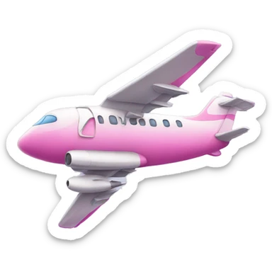 Girly Plane  sticker