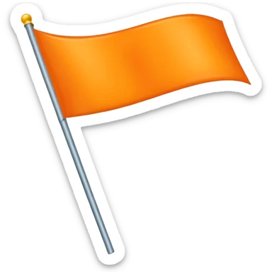 Make emoji use orange flag and 🪯 this emoji sticker