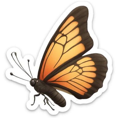Butterfly sticker