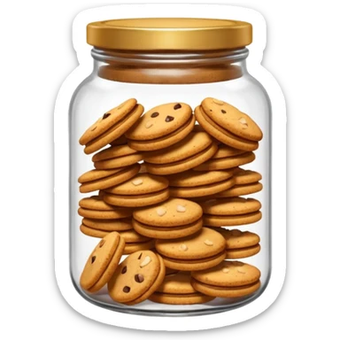biscoff jar sticker