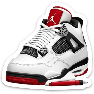Jordan 4s sticker