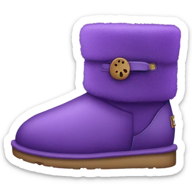 Purple Ugg sticker