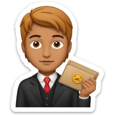 Con artist,Knave. Half body sticker