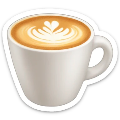 Café latte sticker
