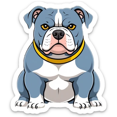 Hyper American bully sticker