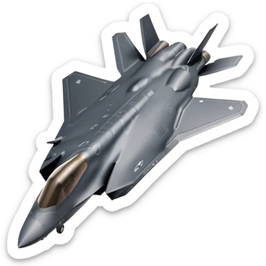 F-35 Lightning II - Lockheed Martin (Model Year: 2022) (Iconic colour: Stealth gray) sticker