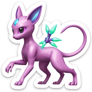 Mewtwo-Palkia-Genesect-Deoxys-Espeon-alien-hybrid-fusion sticker