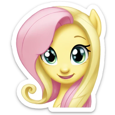 Fluttershy my little pony  sticker