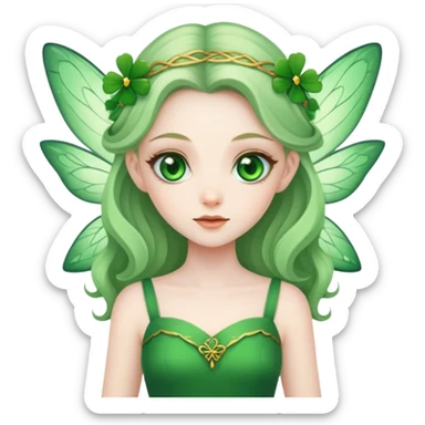 Irish fairy sticker