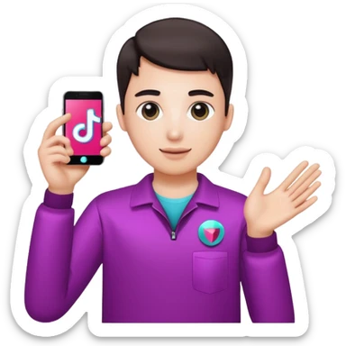 Asme la verificación de tiktok  sticker