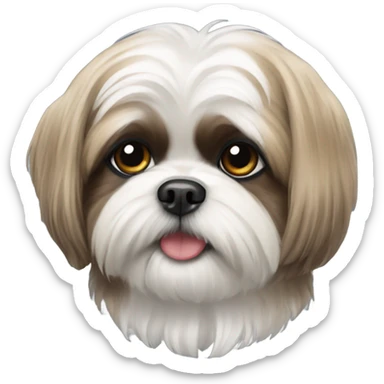 Shihtzu dog sticker
