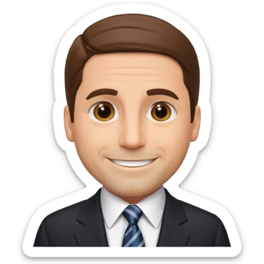 michael scott from the office sticker